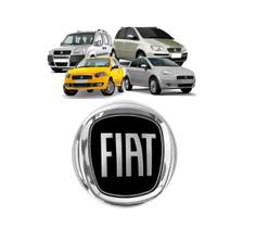 Emblema Grade Dianteira Fiat Idea 2003 2004 2005 A 2010 95mm Preto/cromado Emblema Grade Dianteira Fiat Idea 2003 2004 2005 A 2010 95mm Preto/cromado