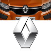 Emblema Grade Dianteira Renault Sandero Logan Cromado 14/19 Emblema Grade Dianteira Renault Sandero Logan Cromado 14/19