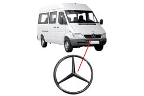 Emblema grade dianteira sprinter (2002/2012) (estrela) Emblema grade dianteira sprinter (2002/2012) (estrela)