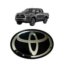 Emblema Grade Dianteira Toyota Hilux 2021 Resinado Liso