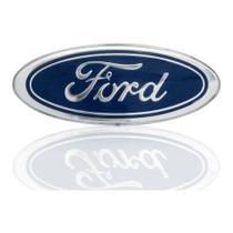 Emblema Grade F1000 Ford Oval Azul Grande