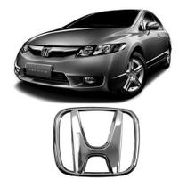 Emblema Grade Honda New Civic 07 2008 2009 2010 2011 Cromado Emblema Grade Honda New Civic 07 2008 2009 2010 2011 Cromado