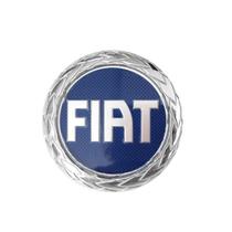 Emblema Grade Logo Fiat 2000 Azul