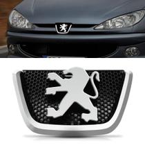 Emblema Grade Para-Choque Peugeot 206 1998 Até 2010 Cromado