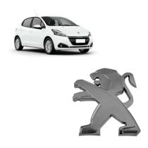 Emblema Grade Peugeot 208 Ano 2013 a 2020 Peça Cromada