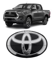 Emblema Grade Radiador Liso Hilux 2021 2022 2023