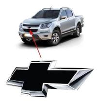 Emblema Gravada Preto Grade Radiador S10 2012 2013 a 17 2018