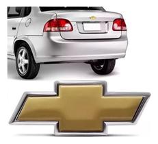 Emblema Gravata Dourada Mala Corsa Classic Sedan 2011 A 2016 Emblema Gravata Dourada Mala Corsa Classic Sedan 2011 A 2016