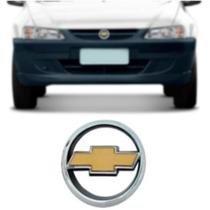 Emblema Gravata Grade GM Celta 2000 a 2003 Dourado Cromado