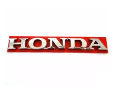 Emblema Honda Letreiro Cromado Porta Malas Traseira Civic Fit Até 2008