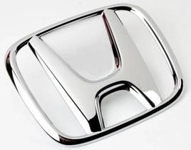 Emblema Honda Logo H Cromado Para Grade Dianteira Fit 2015 2016 2017