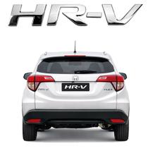 Emblema HR-V Tampa Traseira 2016 A 2020 Cromado 10423