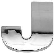 Emblema J 26mm Cromado Universal Nk-1320110 Emblema J 26mm Cromado Universal Nk-1320110