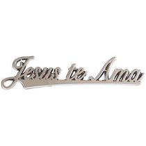 Emblema Jesus Te Ama Manuscrito Cromado Corsa 1996 A Nk-1312007 Emblema Jesus Te Ama Manuscrito Cromado Corsa 1996 A Nk-1312007