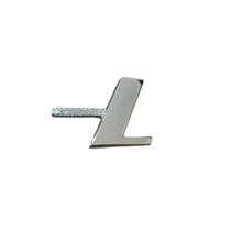 Emblema (l) capo fusca zamac cromado