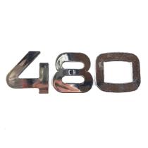 Emblema lateral 480 iveco hi way cromado **iveco hi way 480