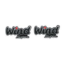 Emblema Lateral Corsa Wind Super Emblema Da Porta Resinado