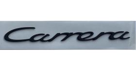 Emblema Letra Porsche Carrera Preto Fosco