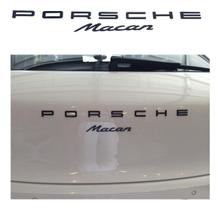 Emblema Letra Porsche + Macan Preto Fosco Pronta Entrega