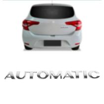Emblema Letreiro AUTOMATIC para carros DUSTER LOGAN SANDERO