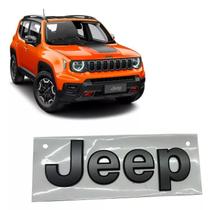 Emblema Letreiro Capô Jeep Renegade Trailhawk 2017 2018 2019 2020 2021 2022 2023- Grafite