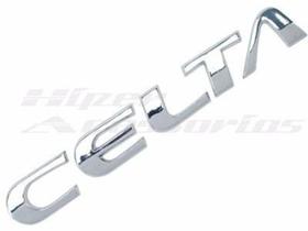 Emblema Letreiro Celta 2001 2002 2003 2004 2005 2006 Cromado - Marçon