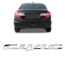 Emblema Letreiro CIVIC para carros 2012 a 2016