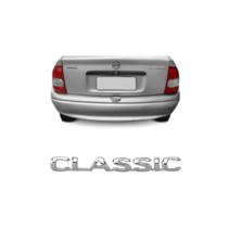 Emblema Letreiro Classic Pequeno Cromado Corsa Classic 2001 a 2004