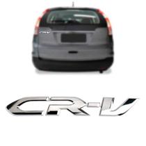Emblema Letreiro Cromado CRV 2012 a 2015