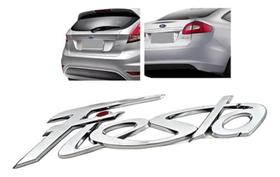 Emblema Letreiro Cromado New Fiesta Hatch Sedan 2011 A 2019 Emblema Letreiro Cromado New Fiesta Hatch Sedan 2011 A 2019