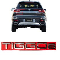 Emblema Letreiro Cromado Tampa Porta Mala Tiggo8 2020 a 2022