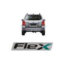 Emblema Letreiro (FLEX) Resinado Letras Pretas Tucson 2011 a 2014