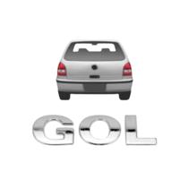 Emblema Letreiro Gol Cromado Gol GIII 1999 a 2005