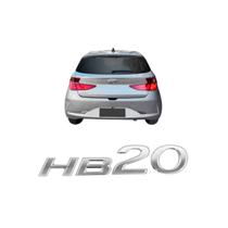 Emblema Letreiro HB20 Cromado HB20 2012 a 2019 Emblema Letreiro HB20 Cromado HB20 2012 a 2019