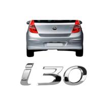 Emblema Letreiro I30 Cromado I30 Automatico 2009 a 2016 Emblema Letreiro I30 Cromado I30 Automatico 2009 a 2016