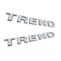 emblema letreiro linha Volkswagen Trend G3 gol Fox SpaceFox peça cromada fita 3M