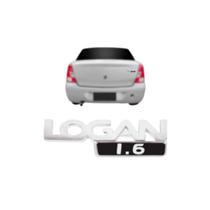 Emblema Letreiro Logan 1.6 Cromado Logan 2009 a 2012