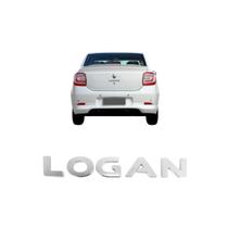 Emblema Letreiro Logan Cromado Renault Logan 2013 a 2017