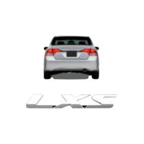 Emblema Letreiro LXS Cromado Civic 2007 a 2011 Emblema Letreiro LXS Cromado Civic 2007 a 2011