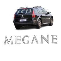 Emblema Letreiro Megane Ano Modelo 09 a 12 Peça Cromada Fita 3M Emblema Letreiro Megane Ano Modelo 09 a 12 Peça Cromada Fita 3M