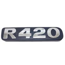 Emblema Letreiro Modelo Potência Scania S5 2011... R420 Cromado (1890319) Emblema Letreiro Modelo Potência Scania S5 2011... R420 Cromado (1890319)