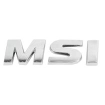 Emblema Letreiro Msi Fox Gol Voyage Polo G5 G6 Cromado