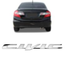 Emblema Letreiro Porta Malas Honda Civic 2012 a 2016 Cromado Emblema Letreiro Porta Malas Honda Civic 2012 a 2016 Cromado
