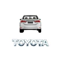 Emblema Letreiro Toyota Cromado Carros Toyota 2003 a 2008