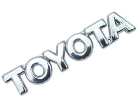 Emblema Letreiro Toyota Mala Corolla Cromado 2003 2004 2005 2006 2007 2008 - Marçon