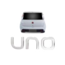 Emblema Letreiro Uno Cromado Novo Uno 2017 a 2019