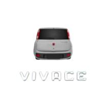 Emblema Letreiro VIVACE Cromado Novo Uno Vivace 2011 a 2016 Emblema Letreiro VIVACE Cromado Novo Uno Vivace 2011 a 2016