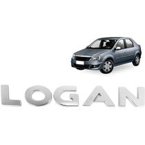 Emblema Logan 2013 A 2020 Cromado