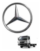 Emblema Logo Estrela Frontal Grade Mercedes Mb Accelo Emblema Logo Estrela Frontal Grade Mercedes Mb Accelo