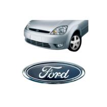 Emblema Logo Ford Adesivo Azul e Cromado Fiesta Street e Ka 2002 a 2007